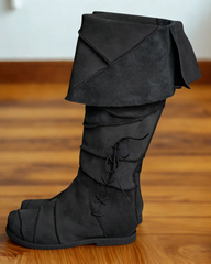 Viking Pirate Lace-Up Combat Boots