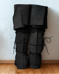 Viking Pirate Lace-Up Combat Boots