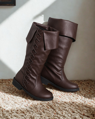 Unisex Gothic Knee-high Boots