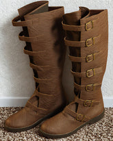 Viking Warrior Buckled Boots