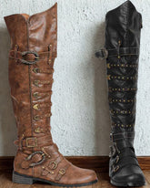 Medieval Renaissance Knee-High Boots