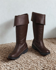 Unisex Gothic Knee-high Boots