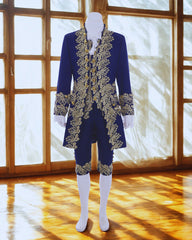Men's Rococo Costume with Embroidery