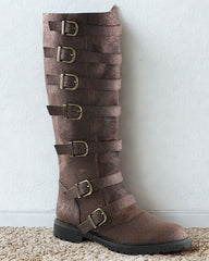 Viking Warrior Buckled Boots