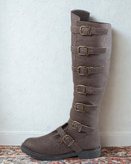 Viking Warrior Buckled Boots