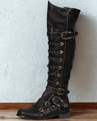 Medieval Renaissance Knee-High Boots