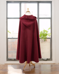 Wool Hooded Cloak