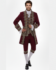 Men's Rococo Costume with Embroidery