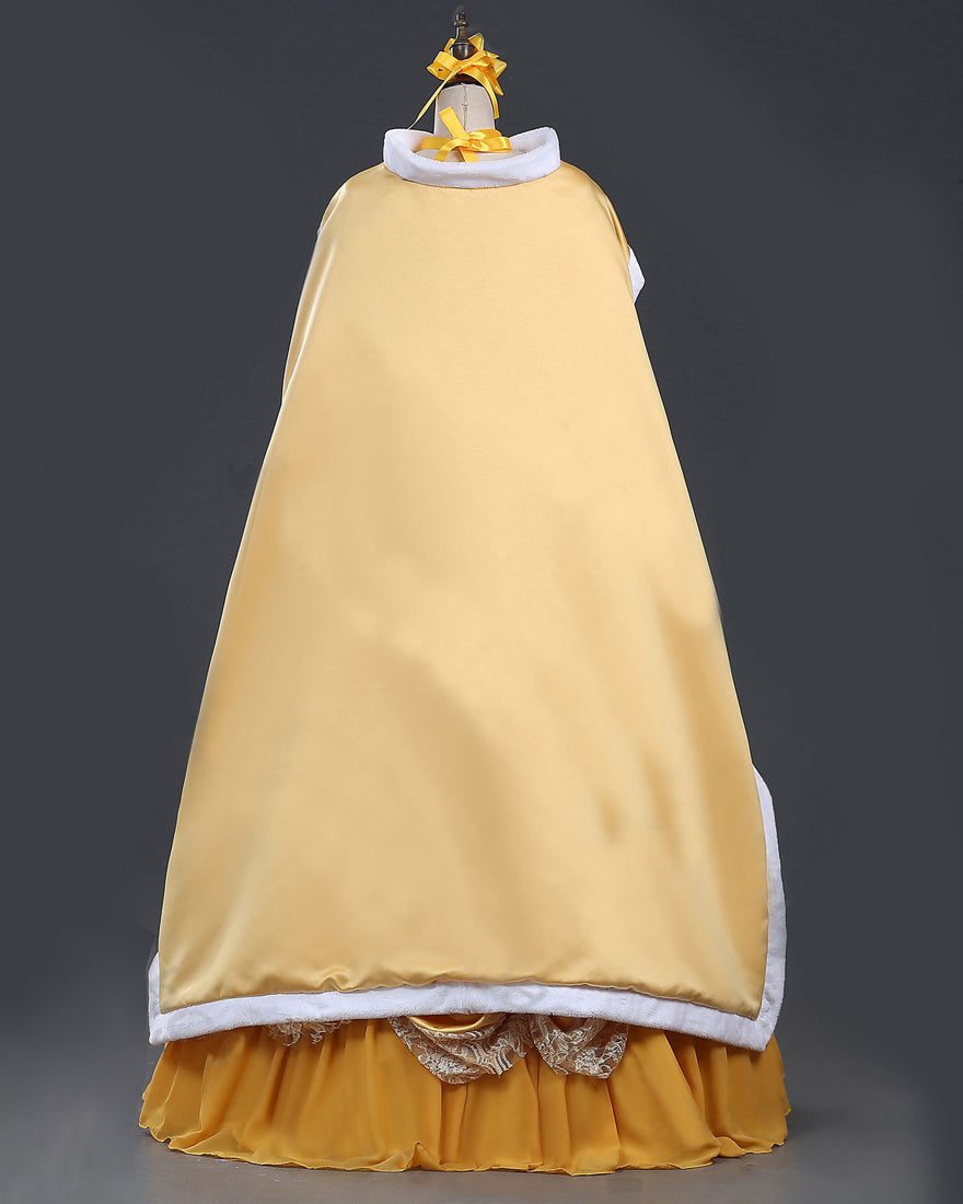 Princess Belle Dress Yellow Cosplay Costume