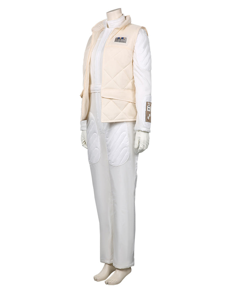 Star Wars Leia Organa Solo Cosplay Costume Jumpsuit Outfits