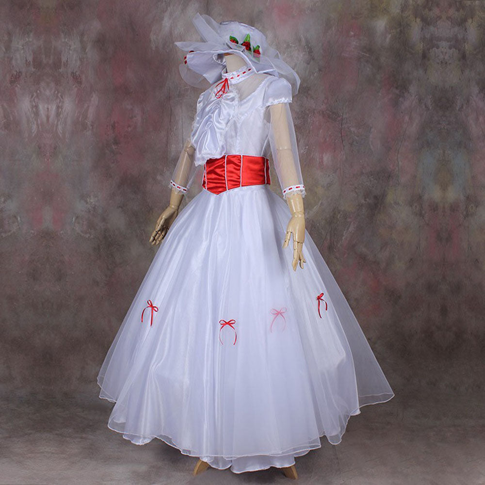 Princess Mary Poppins Cosplay Dress Costume