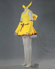 Pokemon Pikachu Cosplay Costume Yellow Dress