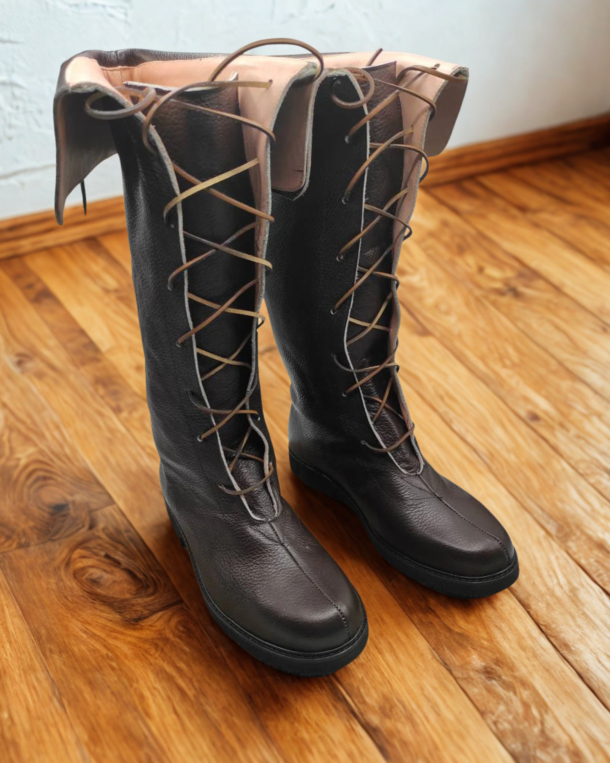 Medieval Adventure Lace-Up Boots