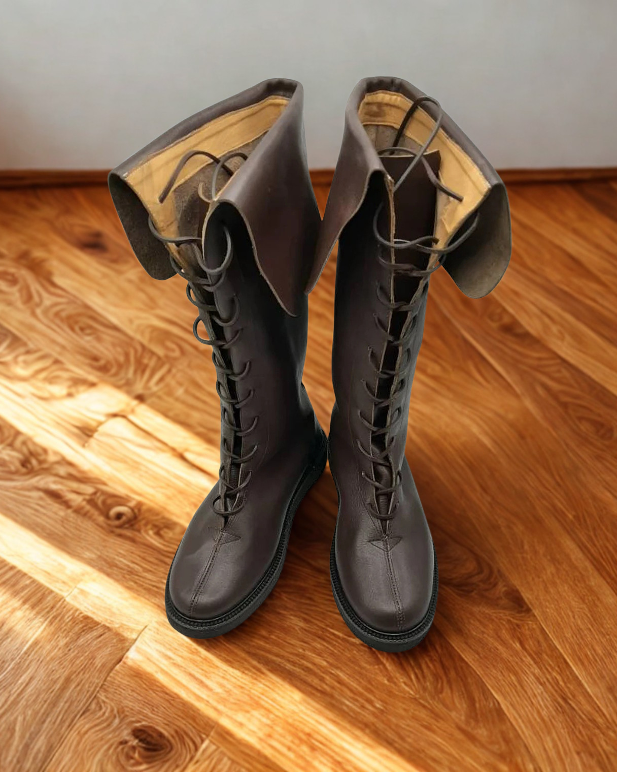 Medieval Adventure Lace-Up Boots