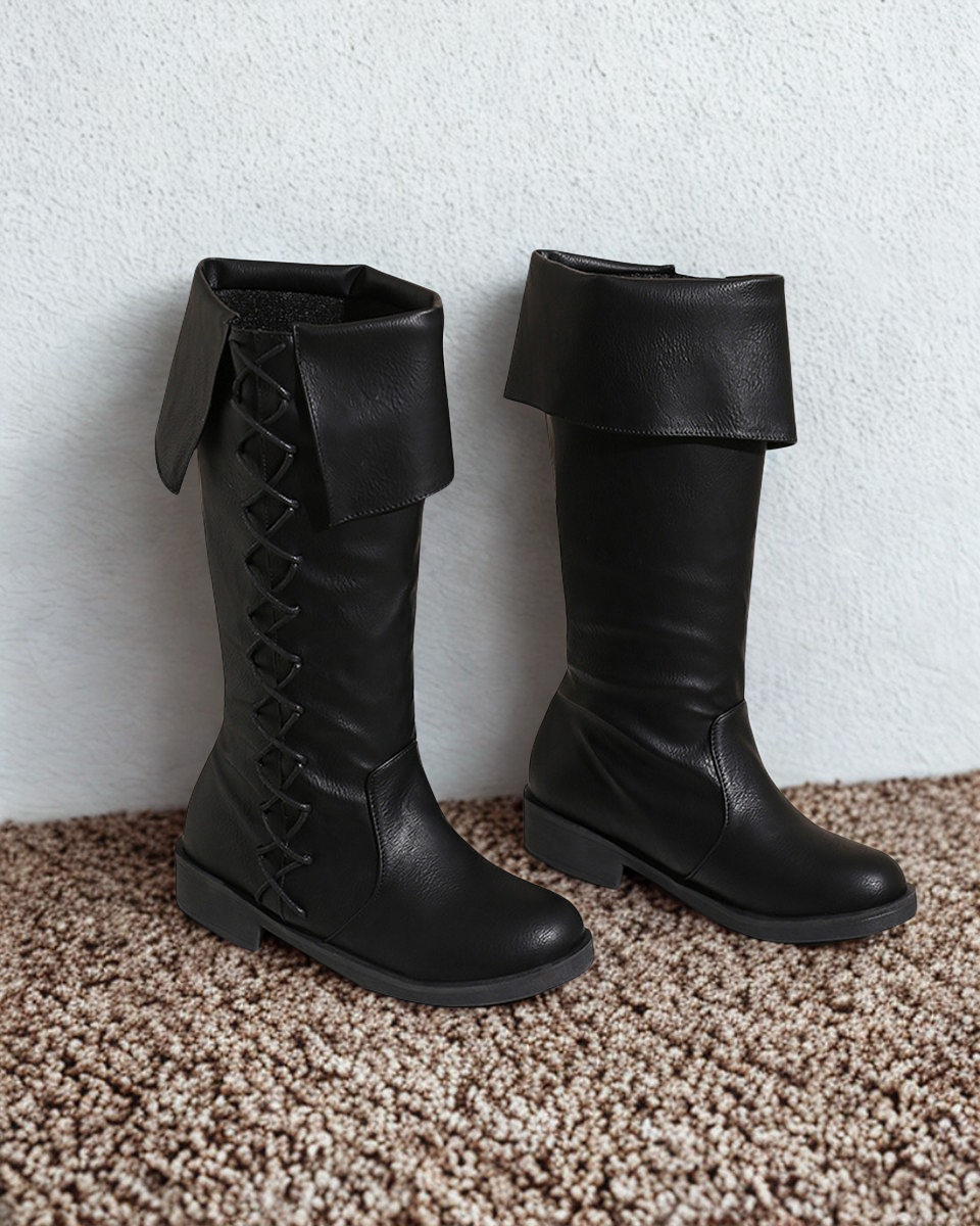 Unisex Gothic Knee-high Boots