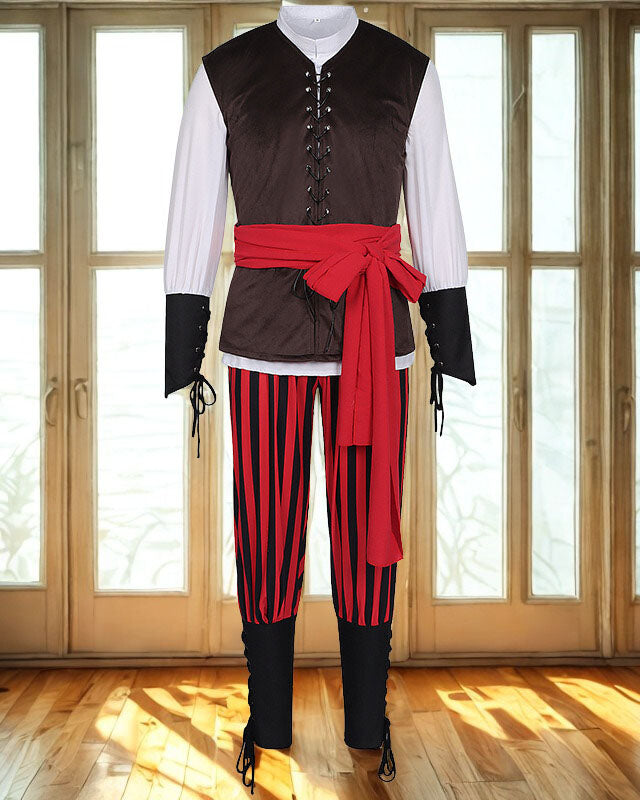 Medieval Viking Knight Pirate Costume