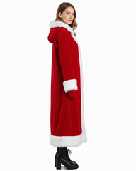 Santa Claus Long Robe Women Christmas Coat