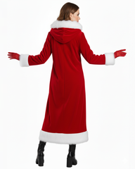 Santa Claus Long Robe Women Christmas Coat