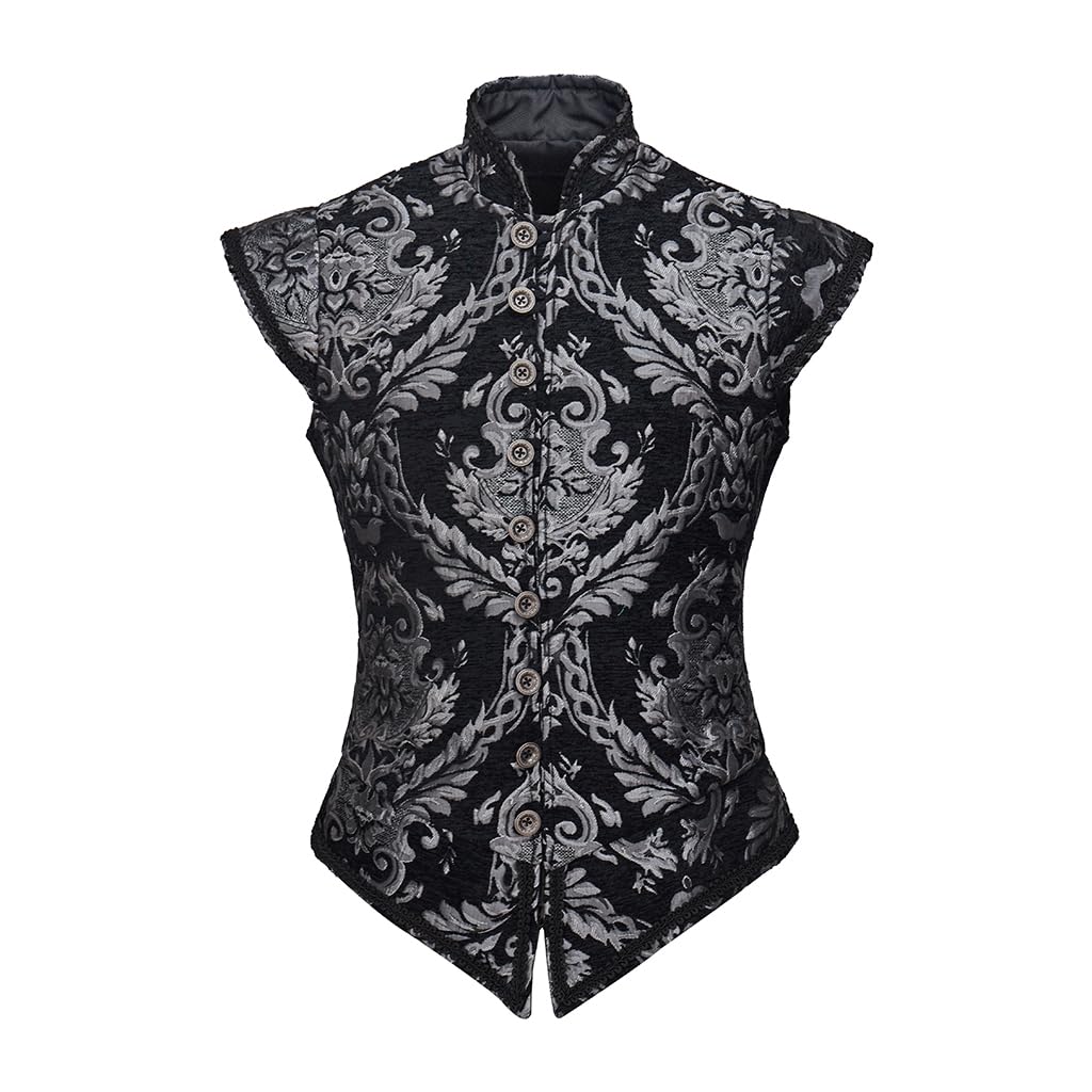 Renaissance Tudor Elizabethan Embroidered Vest