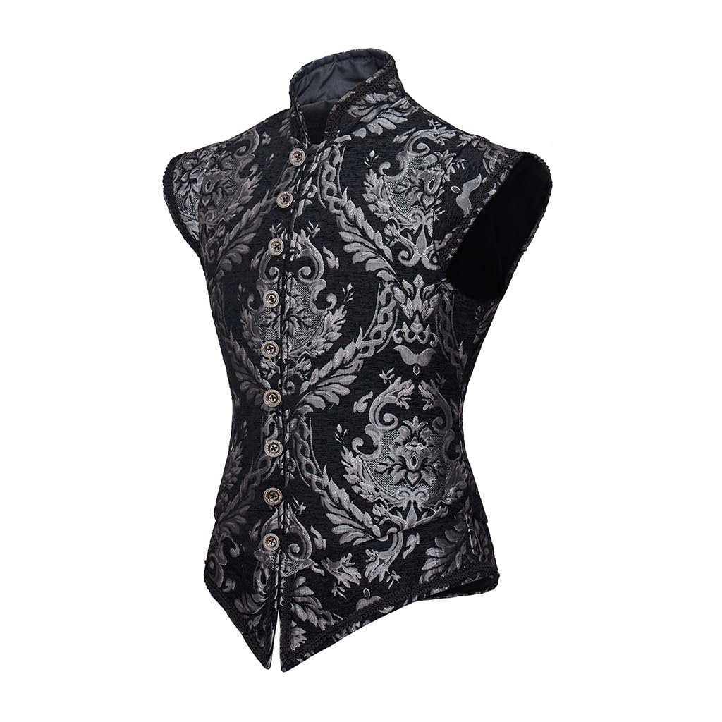 Renaissance Tudor Elizabethan Embroidered Vest