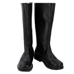 Mens Black Knee High Boots