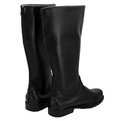Mens Black Knee High Boots