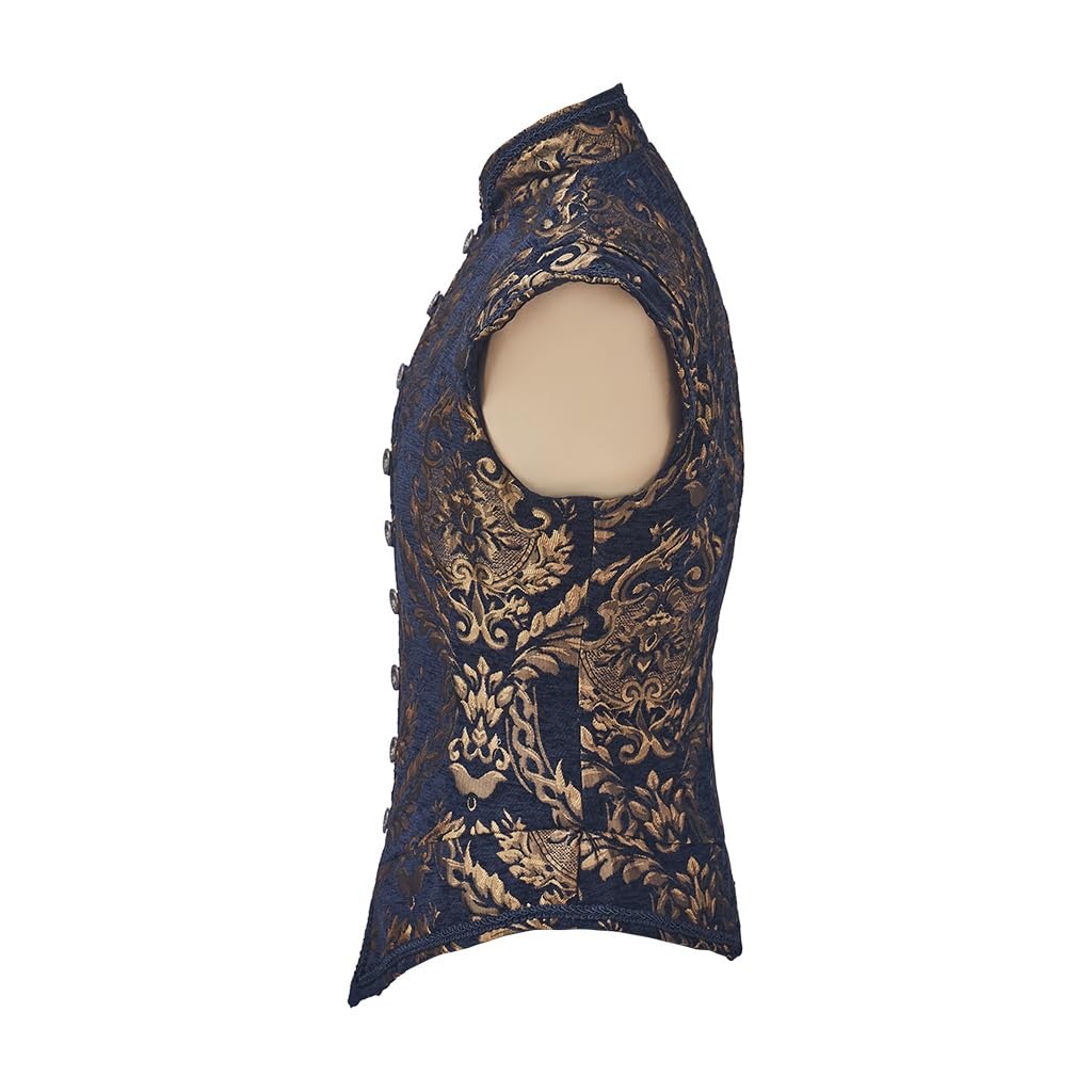Renaissance Tudor Elizabethan Embroidered Vest