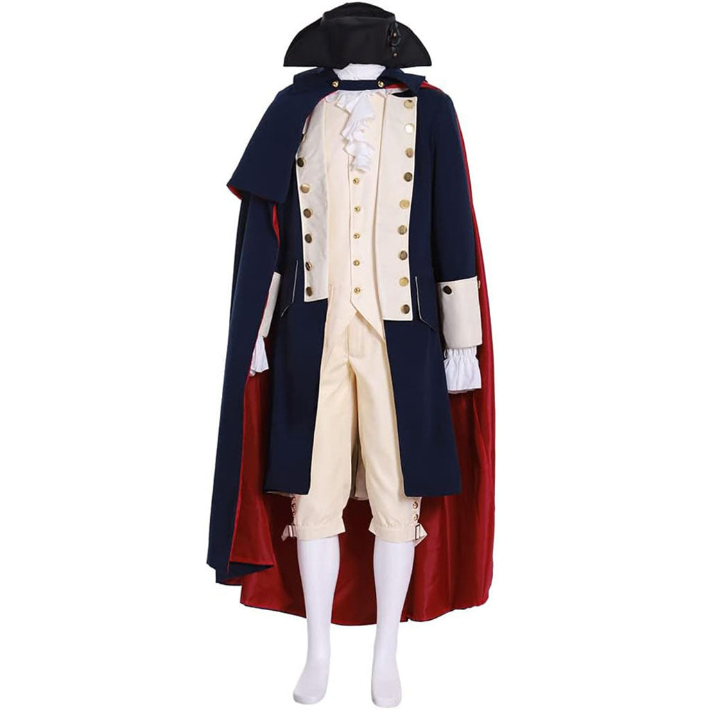 George Washington Spies Costume With Cloak