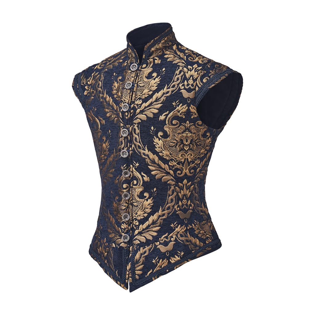 Renaissance Tudor Elizabethan Embroidered Vest