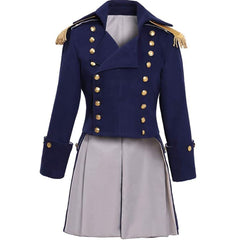 18th Century Tuxedo Navy Coat Jacket Military Uniform