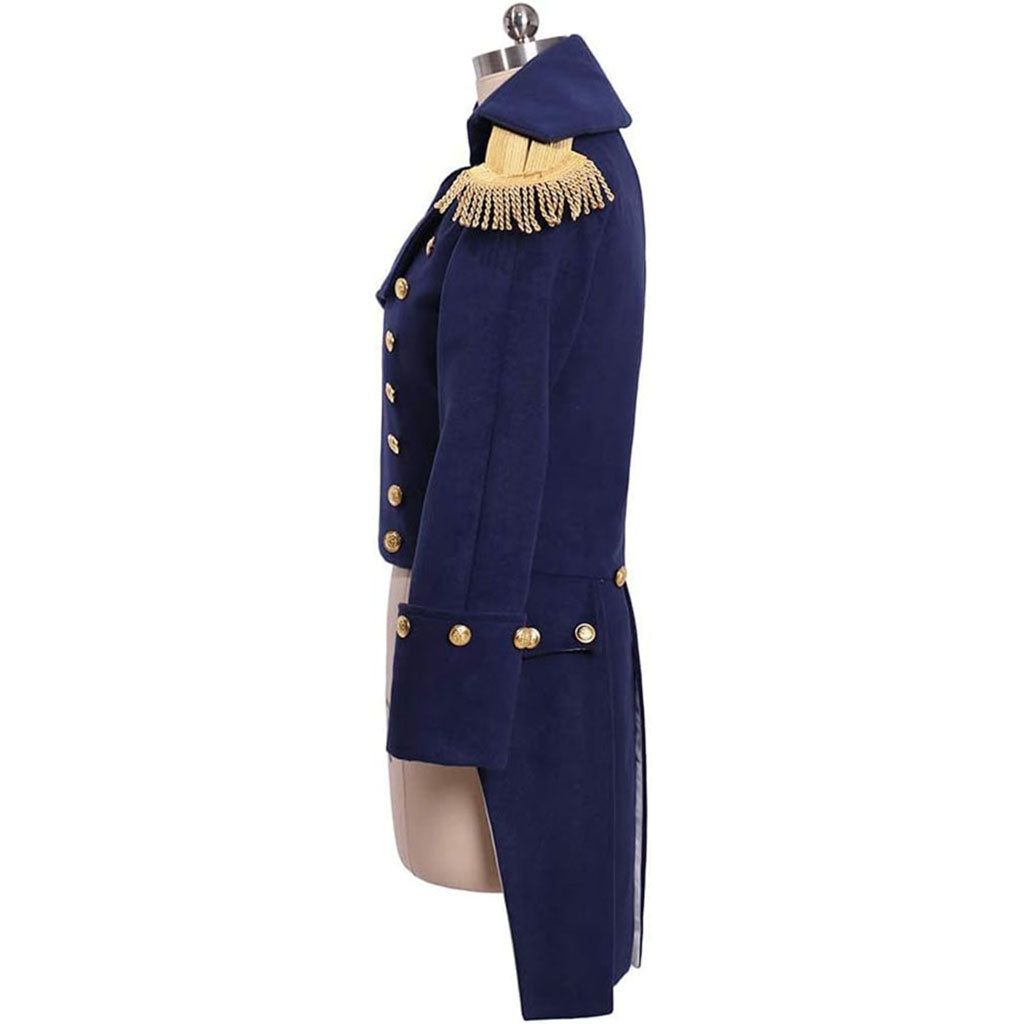 18th Century Tuxedo Navy Coat Jacket Military Uniform