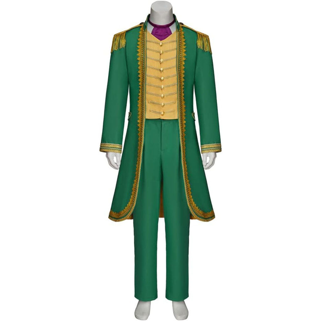 Musical Green Costume Men Suit Medieval Outfits