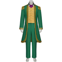 Musical Green Costume Men Suit Medieval Outfits