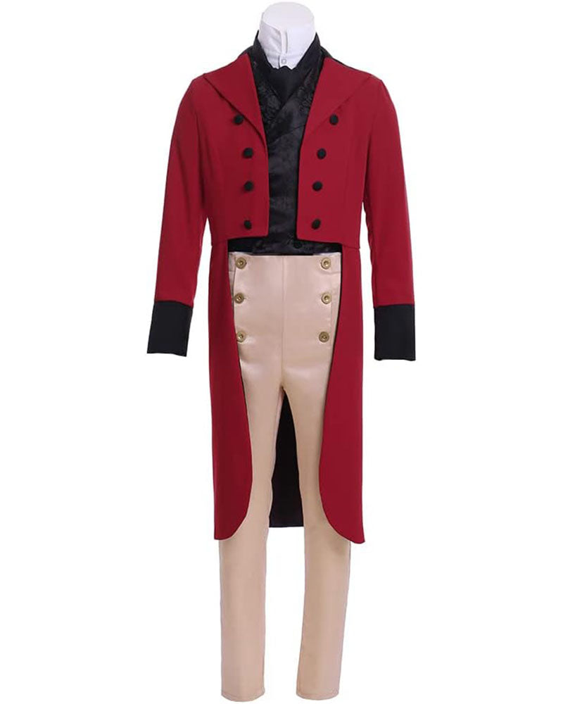 Mens Victorian Fancy Outfit 18th Century Regency Tailcoat Costume Suit