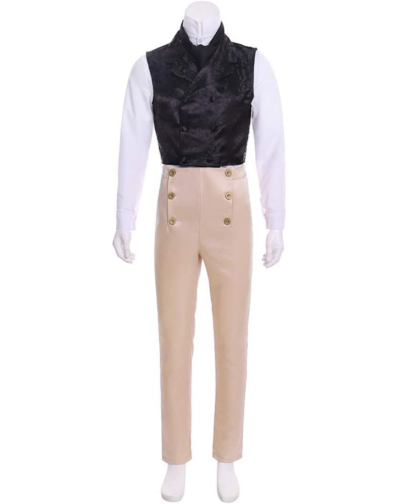 Mens Victorian Fancy Outfit 18th Century Regency Tailcoat Costume Suit