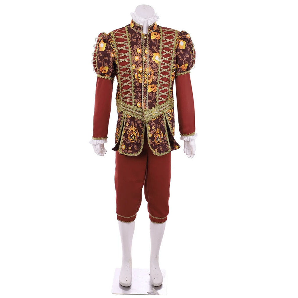 Royal Tudor Suit Men Medieval Elizabethan Costume
