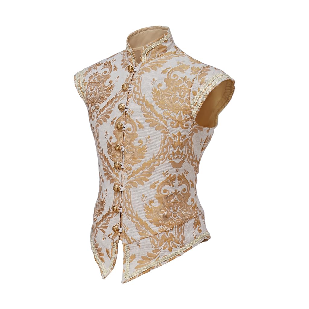 Renaissance Tudor Elizabethan Embroidered Vest