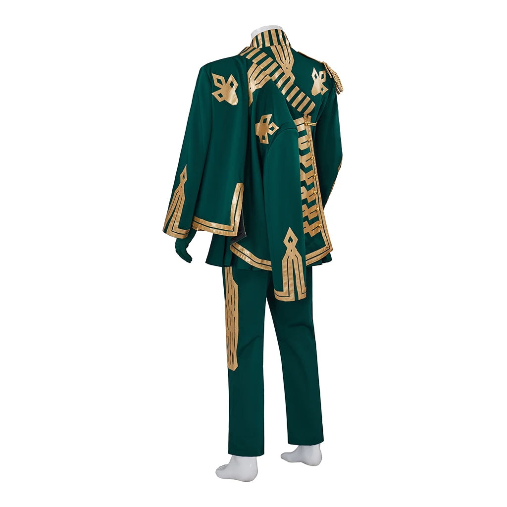 Green Prince Costume Medieval Renaissance Outfit