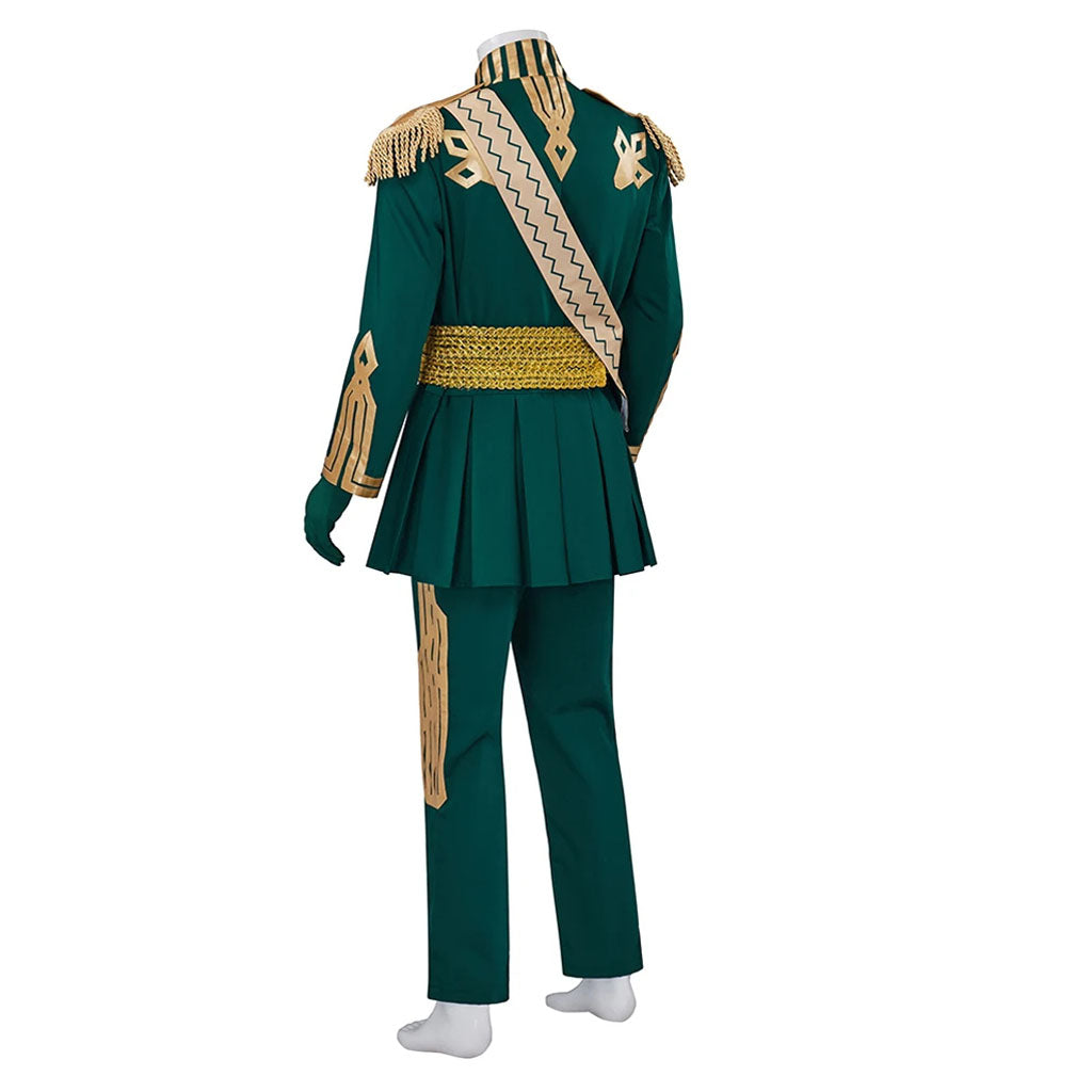 Green Prince Costume Medieval Renaissance Outfit