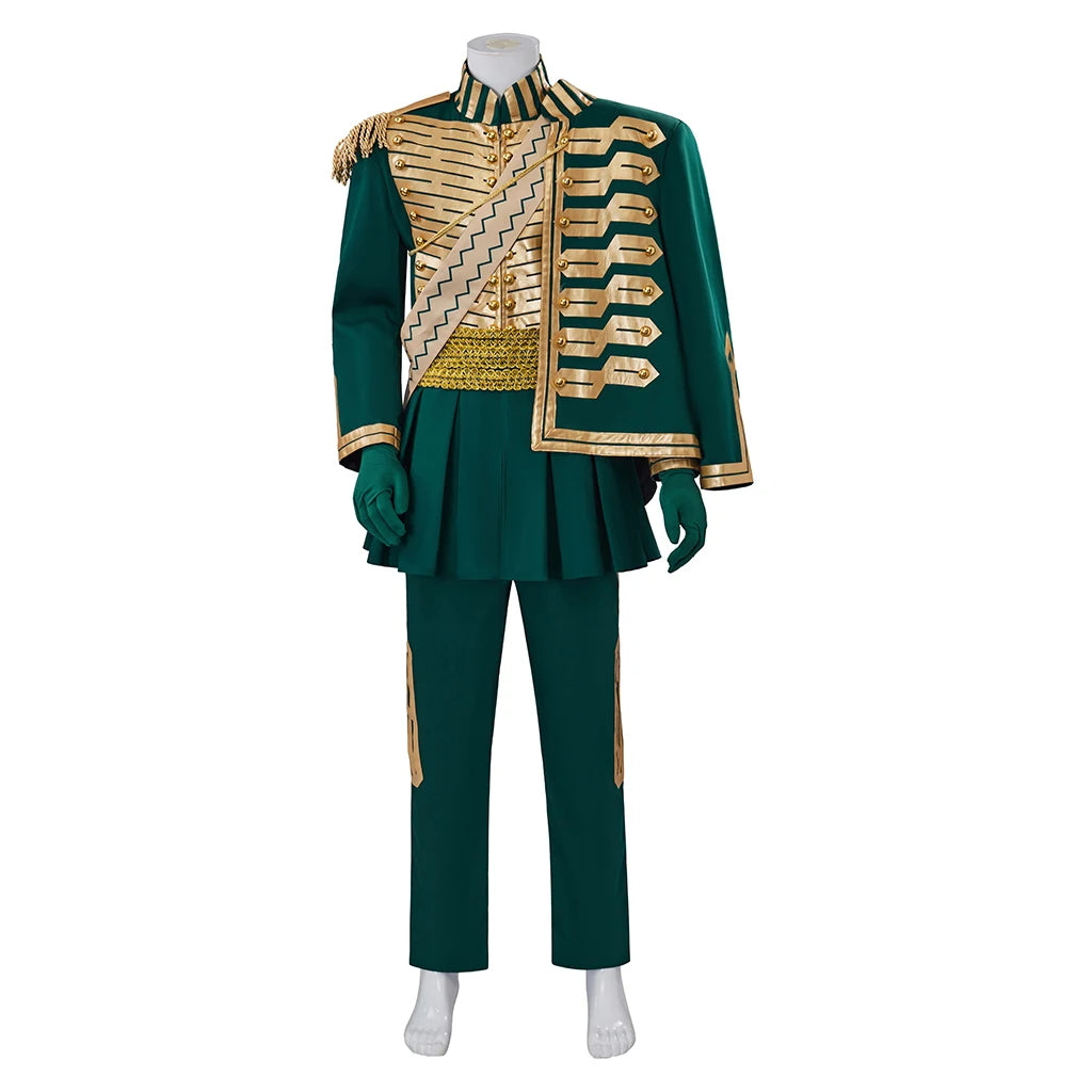 Green Prince Costume Medieval Renaissance Outfit