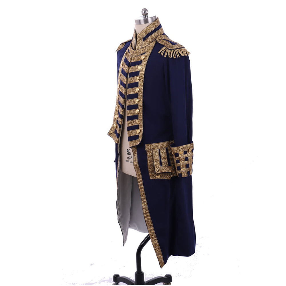 18th Century Royal Military Jacket Mens Tuxedo Colonial Costume