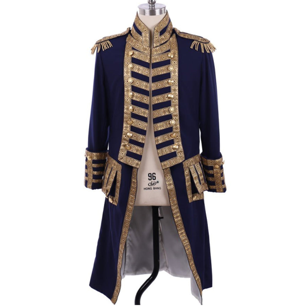 18th Century Royal Military Jacket Mens Tuxedo Colonial Costume