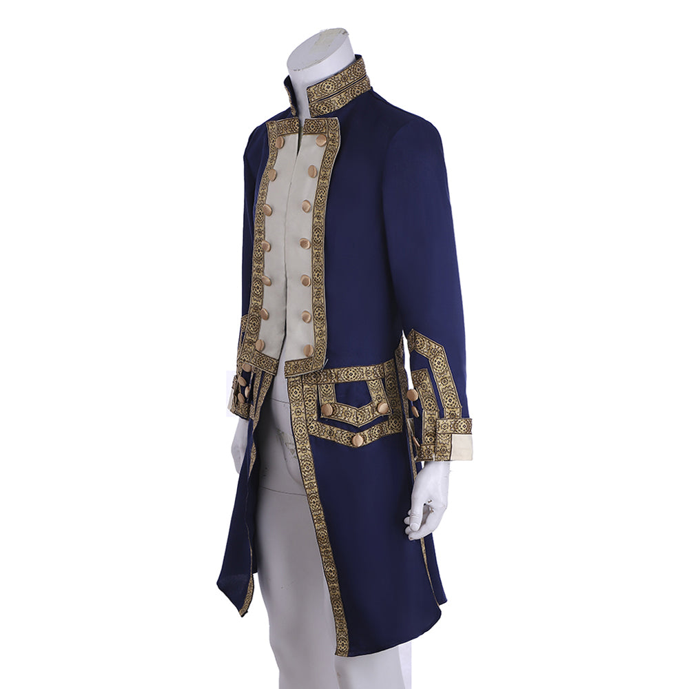 18th Century Royal Military Jacket Mens Tuxedo Colonial Costume