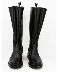 Mens Black Knee High Boots