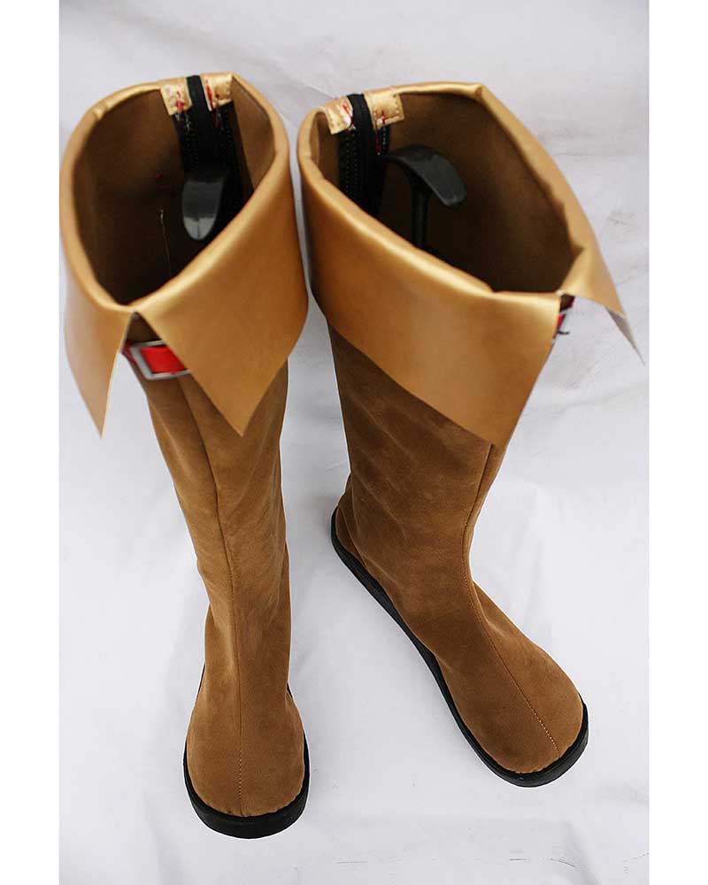 Brown Knee High Cosplay Boots