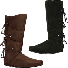 Medieval Black Brown Boots