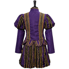 Purple Tudor Costume King Henry Outfit