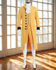 18th Century British Men Costume Medieval Suit