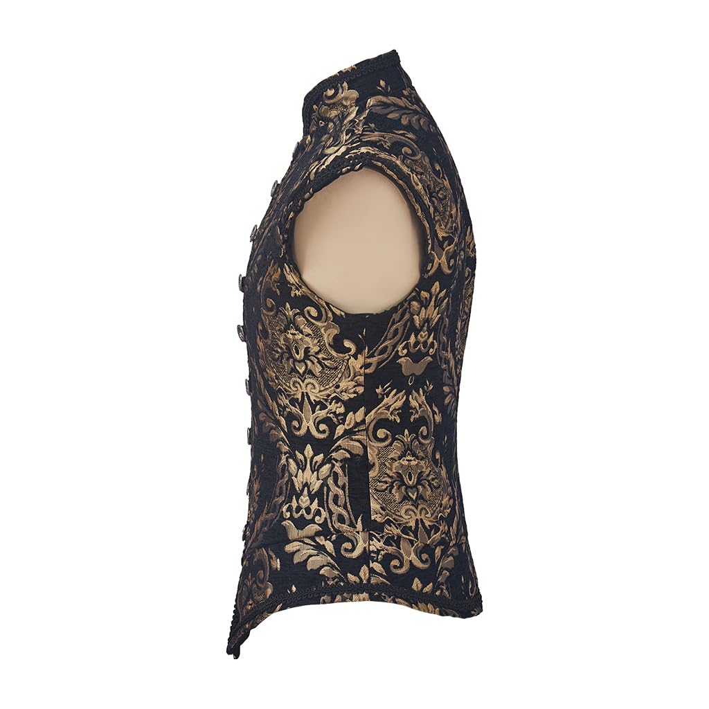 Renaissance Tudor Elizabethan Embroidered Vest