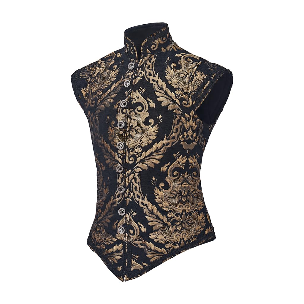 Renaissance Tudor Elizabethan Embroidered Vest